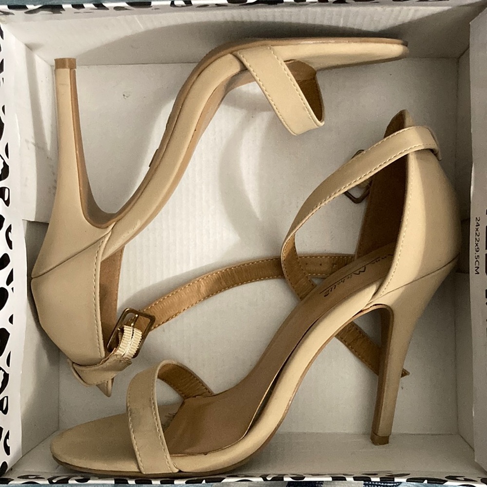 Nude high heels